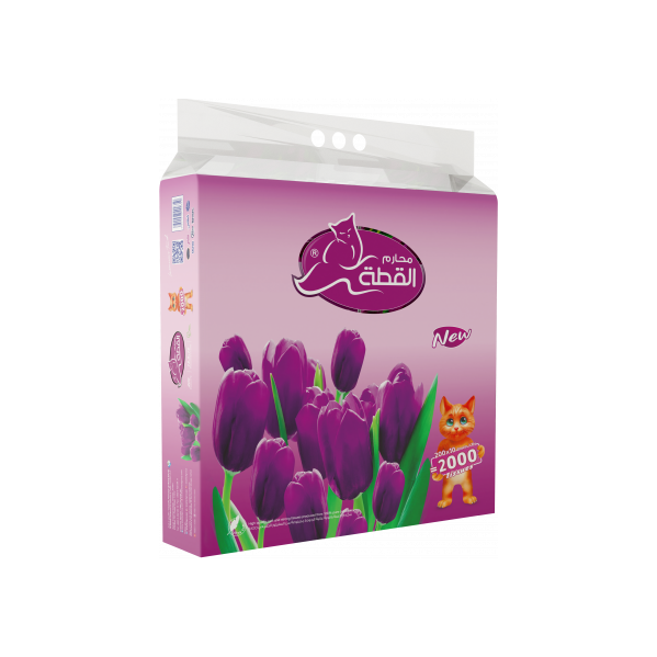القطة مناديل لافندر 200*10 منديل