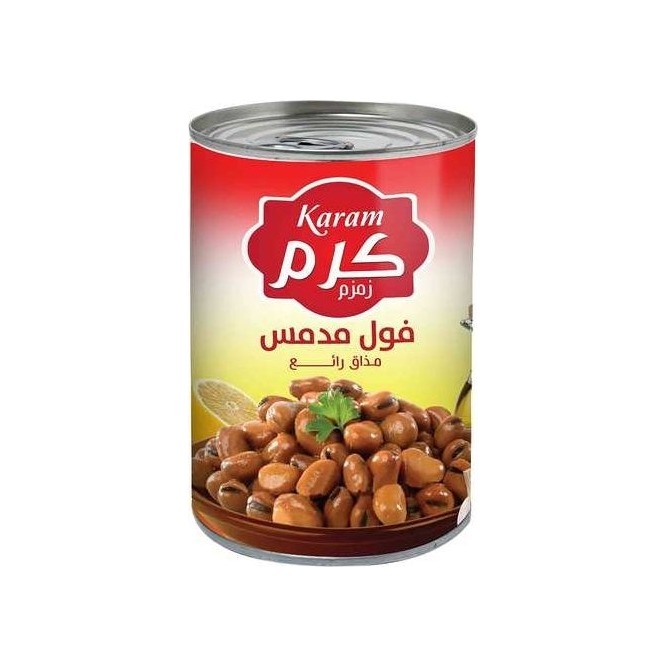 كرم زمزم فول مدمس 380 غم