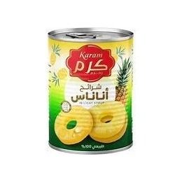 كرم اناناس شرائح بالسيرب 565 غم