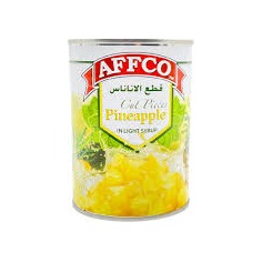 افكو اناناس قطع بالسيرب 565 غم