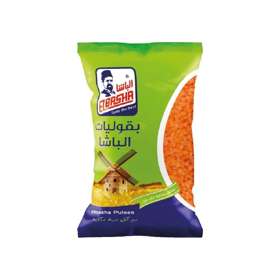 الباشا عدس مجروش كيس 800 غم