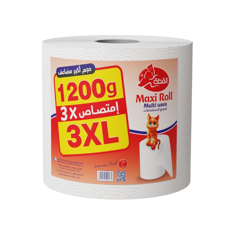 القطة ماكسي رول 1200 غ