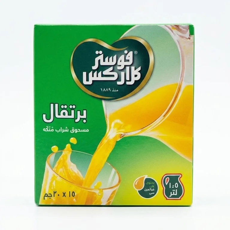 فوستر كلاركس مسحوق شراب البرتقال 15*20 جم