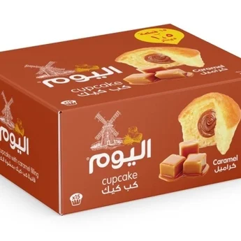 اليوم كب كيك كراميل ١٠ حبات ٣٠٠ غم
