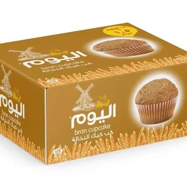 اليوم كب كيك النخالة ١٥ حبة