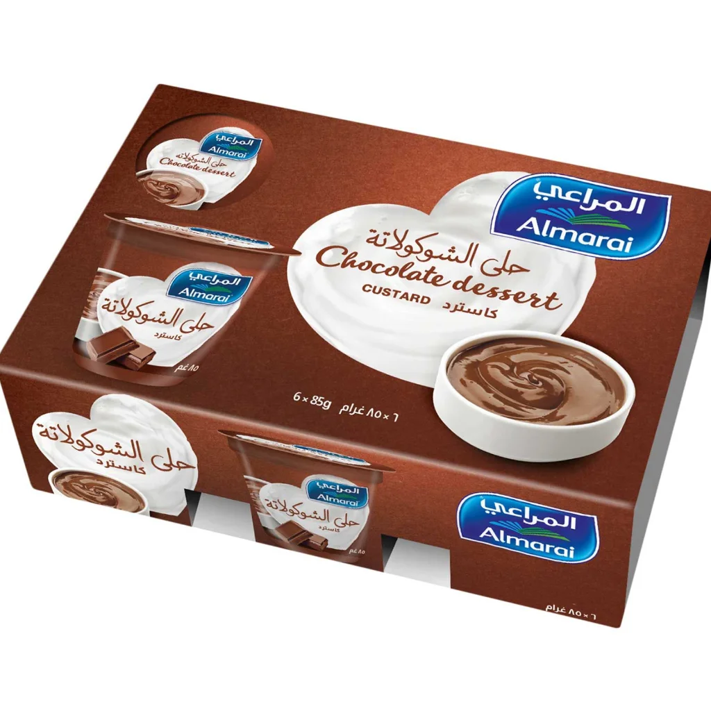 المراعي حلى الكاسترد بالشوكولاتة ٦ × ٨٥ غم