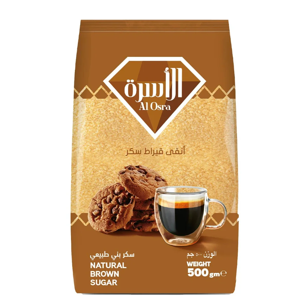 الأسرة سكر بني طبيعي 500غم